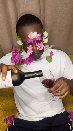 Man photographed in artistic indoor portraits in Accra