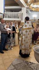 Orthodox baptism ceremony conducted in Sochi church