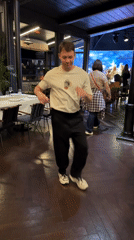 Evening dancing celebration captured at upscale Batumi venue