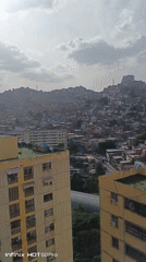 Evening cityscape views captured across Caracas from multiple vantage points