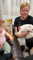Family gathering and daily moments documented in Krapivka home