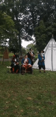 17th-century reenactment with sword fights in Slonim, Belarus