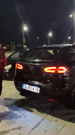Late night car wash session documented in Sliven, Bulgaria