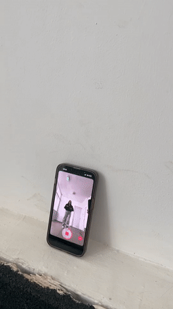 Social media dance videos filmed in Karnobat hallway