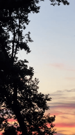 Sunset views across Sochi hillsides and cityscape