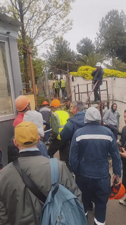 Morning fog blankets Simeiz theme park as crowds gather