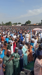 Muslim prayer gathering observed in Ikeja field