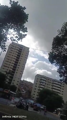 Ordinary street life documented across Caracas during evening hours