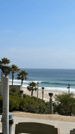 Peaceful beach day captured on video in Dana Point