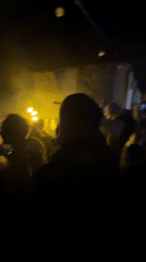Crowd gathers at atmospheric event in Maglic, Serbia