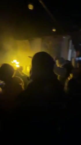 Crowd gathers at atmospheric event in Maglic, Serbia