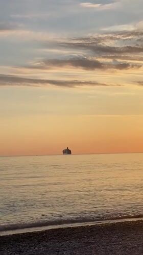Sunset scenes documented across Bar, Montenegro coastline