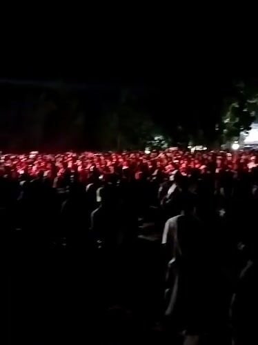 Live concert draws big crowd in Krebet, Indonesia