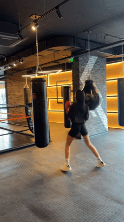 Boxing gym training session in Plovdiv, multiple angles