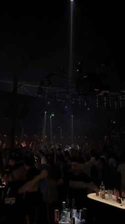 Packed nightclub night in Varna with live performance and DJ