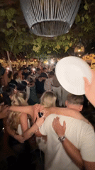 A night of dancing and dining in Mykonos, Greece