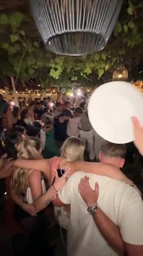 A night of dancing and dining in Mykonos, Greece