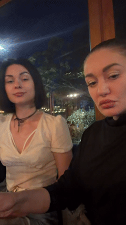 Women celebrate with cocktails at Montenegro bar