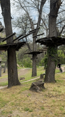 Visitor documents adventure park and public art in Plovdiv