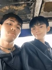 Taxi ride selfies and street scenes in Davao City