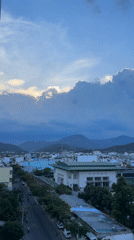 Morning cityscape views captured across Nha Trang, Vietnam