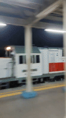 Late-night activity at Tambun KAI station