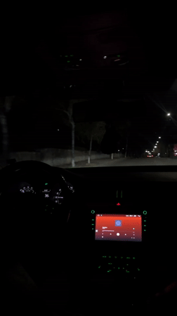 Driver travels through Gotse Delchev listening to music