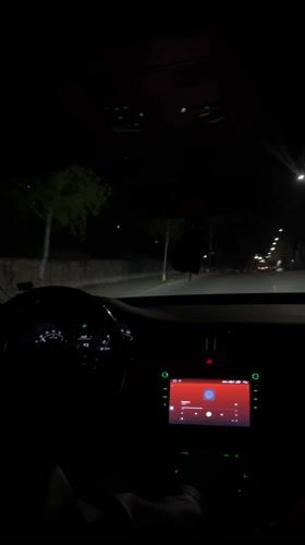 Driver travels through Gotse Delchev listening to music