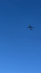 Aircraft filmed ascending over Niederanven, Luxembourg Tuesday morning