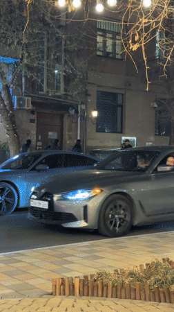 Dessert and citrus refreshments photographed in Yerevan cafe