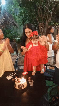 Outdoor birthday celebration with live music in Porlamar, Venezuela