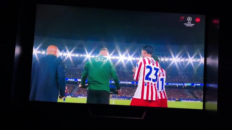 Barcelona trails Atletico Madrid 0-2 in Champions League broadcast