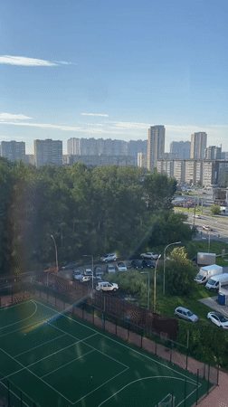 Parks, forests, and open air in Yekaterinburg on a summer morning