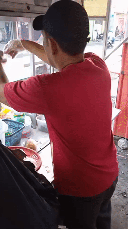 Evening street food activity observed in Sidorejo, Indonesia