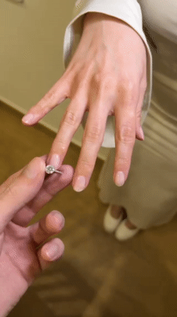 Woman documents engagement preparations in Scafati, Italy residence