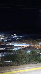 Nighttime coastal views captured in Juan Griego, Venezuela