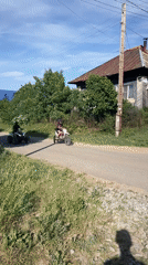 Rural riders and selfie moment captured in Chaikovsky
