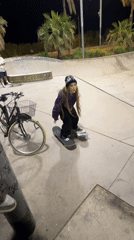 Evening skateboard activity observed at Barcelona park