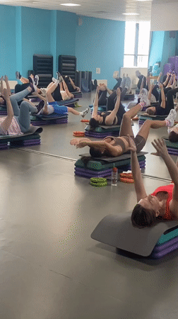 Morning fitness activities documented across Yekaterinburg sports facilities