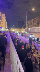 Queue forms in Khimki amid indoor activities