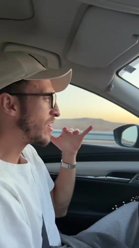 Driver making hand gestures captured on video in Israel
