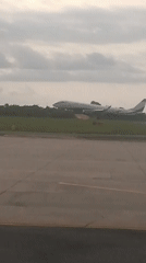 Air Peace flight operations captured at Orerokpe airport