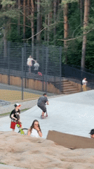 Afternoon recreation at Izhevsk skate park and sports facilities