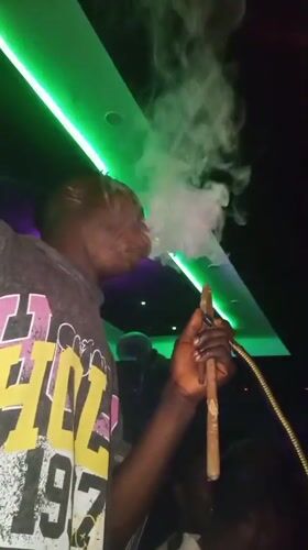 Late-night lounge session in Lokoja with live drums and DJ