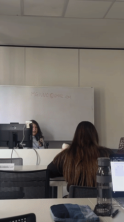 Milan classroom presentation emphasizes curiosity over perfect career paths