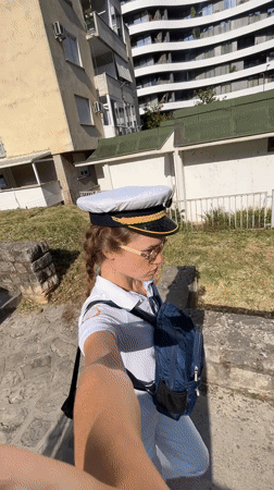 Naval brass band parades through historic Budva streets
