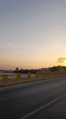 Evening coastal scenes documented in Juan Griego, Venezuela