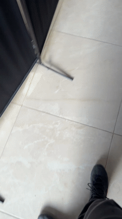 Man takes mirror selfies in Gabrovo locker room