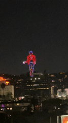 Michael Jackson drone light show illuminates Los Angeles night sky
