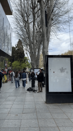 Georgian language lesson taught in Tbilisi classroom
